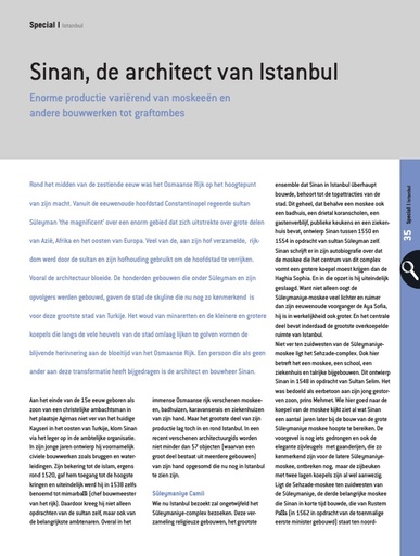 Sinan, de architect van Istanbul